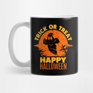 Trick or Treat Happy Halloween Ghost Mug